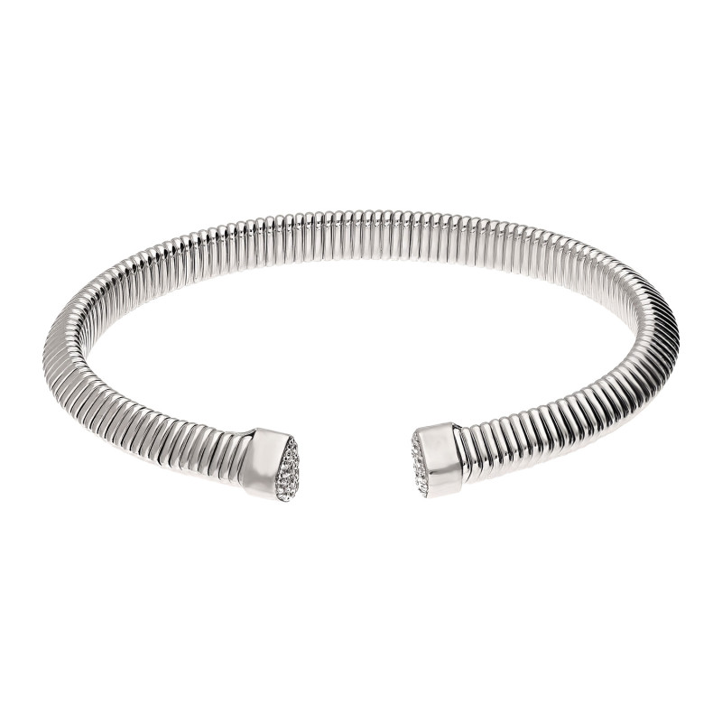 Bransoleta srebrna bangla zaprezentowana na finalistce Miss Polski 2025 Angelice Gimel