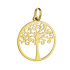 Zawieszka złota ażurowe drzewko w kole 585