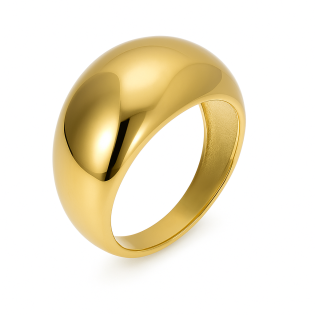 Pierścionek złoty viralowy beczułka zaprezentowany na finalistce Miss Polski 2025 Julii Antoszkiewicz