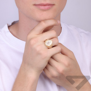 Sygnet złoty patriotyczny Piłsudskiego