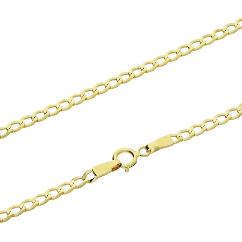 Łańcuszek złoty pancer próba 585