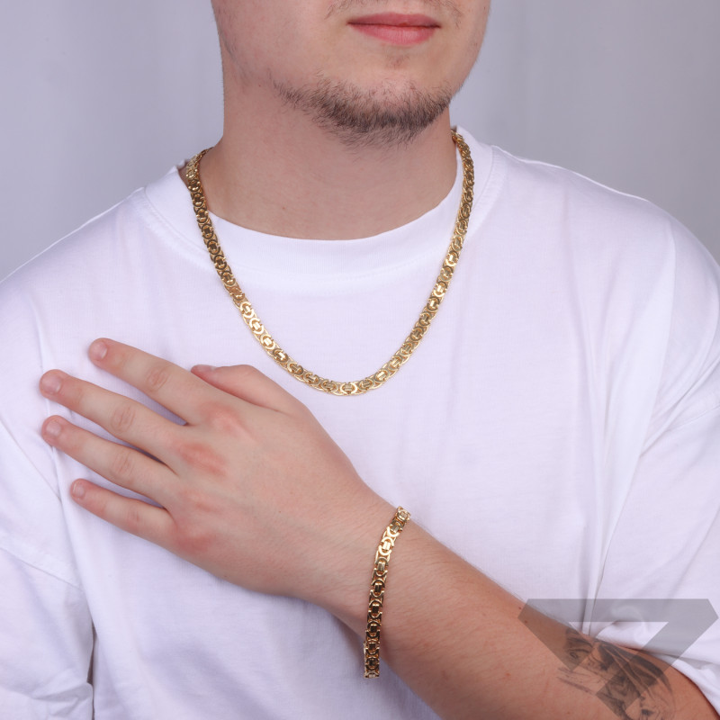 Łańcuszek złoty bizantyna