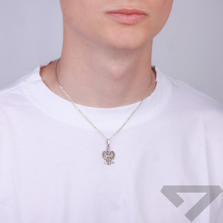 Srebrna zawieszka Orzeł próby 925 - JubilerSezam.pl