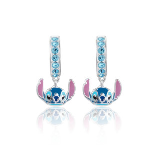Kolczyki kółka z cyrkoniami Disney Stitch dla dziewczynki, srebro 925 ES00099SRQL.CS