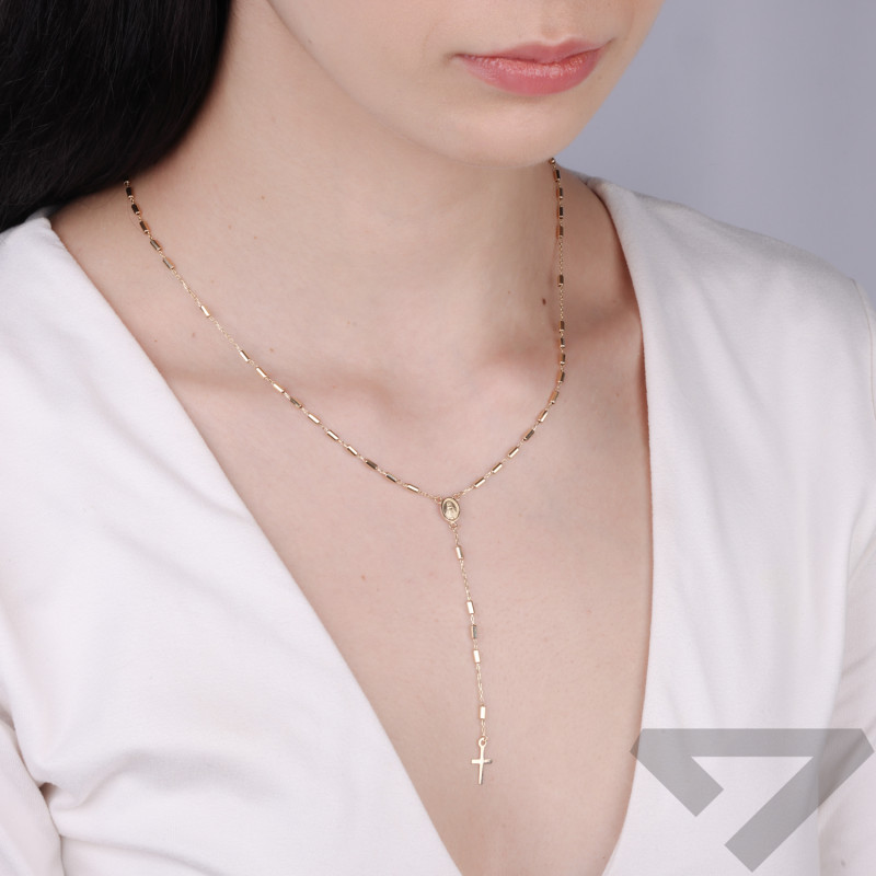 Naszyjnik złoty różaniec