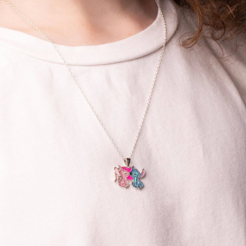 Naszyjnik z kolekcji Disney Stitch i Angel, srebro 925 CS00040SL-P.CS