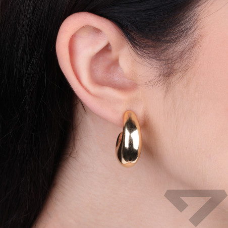 Kolczyki VIRAL dmuchana zawinięta kropla