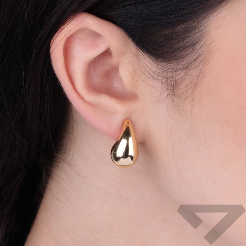 Kolczyki VIRAL kropla dmuchana 3D