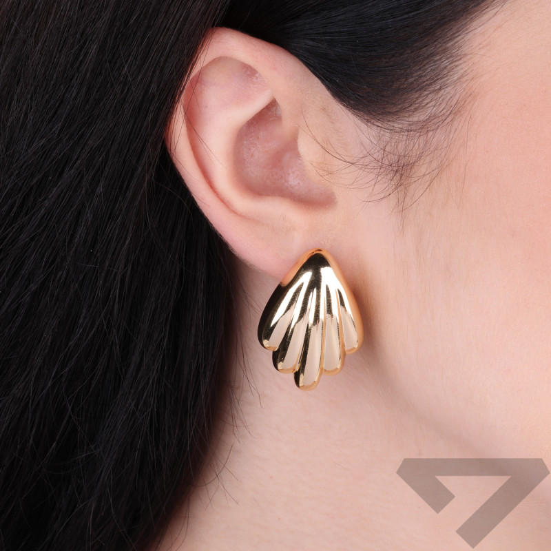 Kolczyki VIRAL dmuchana muszla