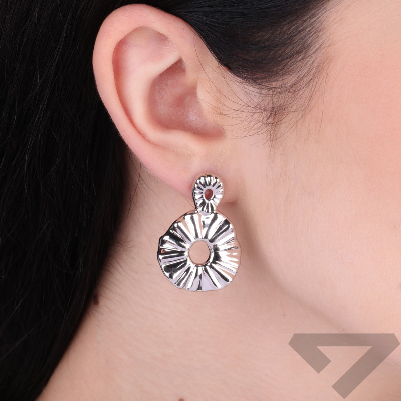 Kolczyki VIRAL dmuchane nieregularne koła