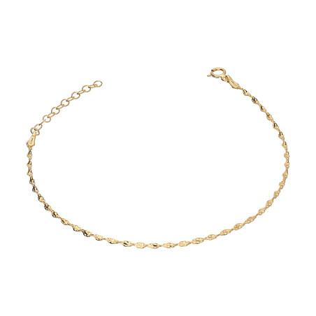 Bransoleta złota skrętka