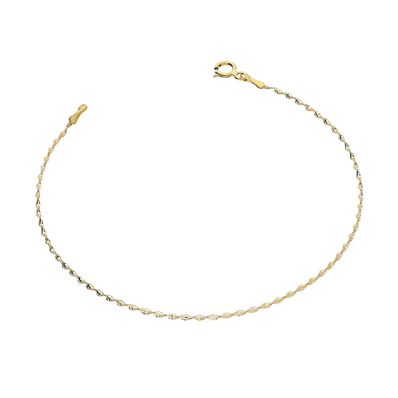 Bransoleta złota skrętka próba 585