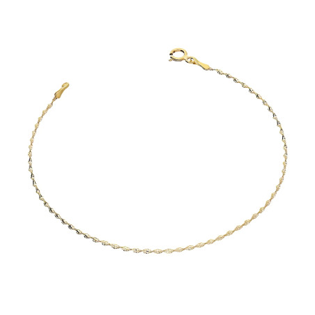 Bransoleta złota skrętka próba 585