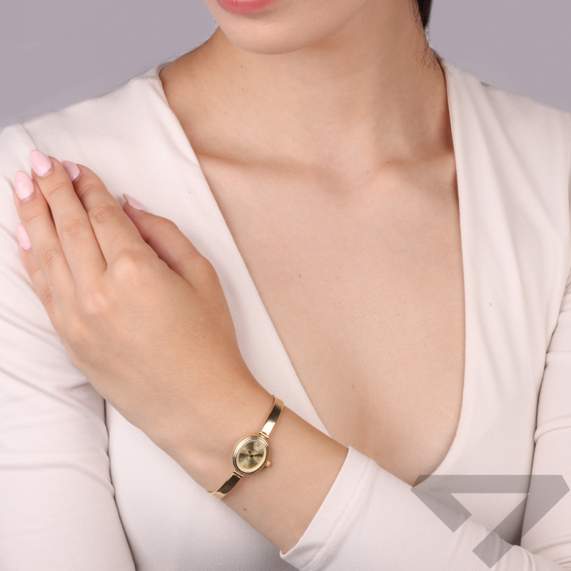 Zegarek damski biżuteryjny ze złota