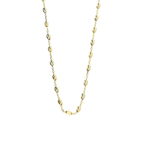 Naszyjnik złoty z grawerowanymi walcami