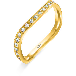 Obrączki ślubne z diamentami ZO O-375 próba 585