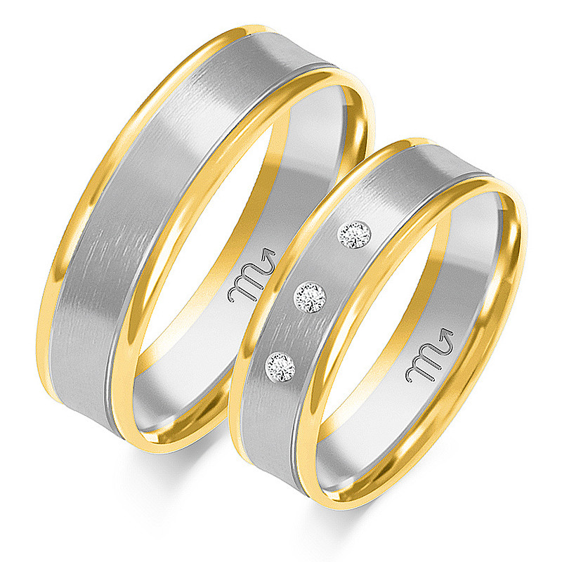 Obrączki ślubne ZO OE-23 próba 585