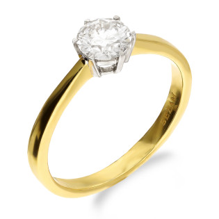 Pierścionek Zaręczynowy z Diamentem Laboratoryjnym - JubilerSezam.pl