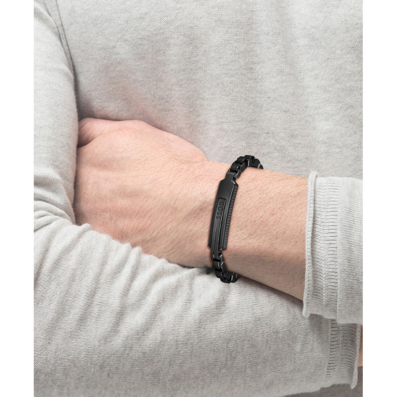 Bransoletka męska BOSS 1580358M - Elegancki dodatek - JubilerSezam.pl