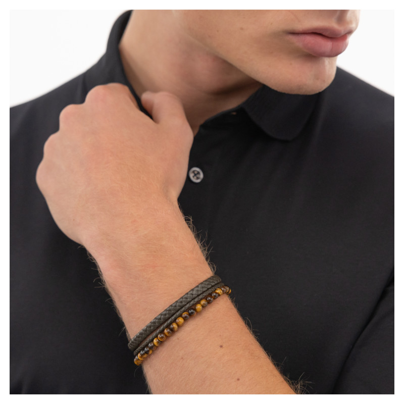 Bransoleta BOSS M JW 1580787 Stal