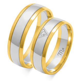 Obrączki ślubne z diamentami nr ZO OE-37