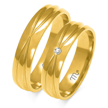 Obrączki ślubne z diamentami nr ZO A-143