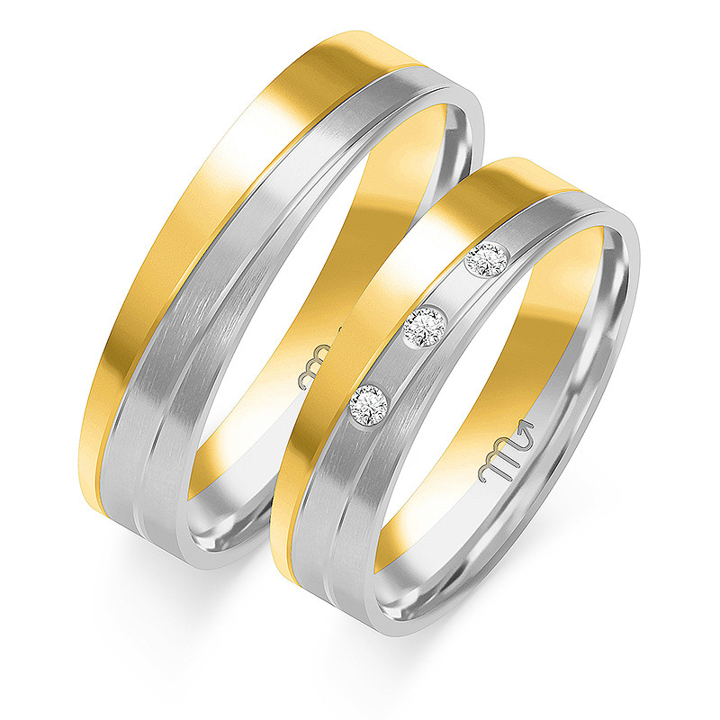 Obrączki ślubne ZO OE-308 próba 585