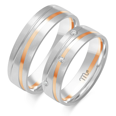 Obrączki ślubne ZO OE-330 próba 585