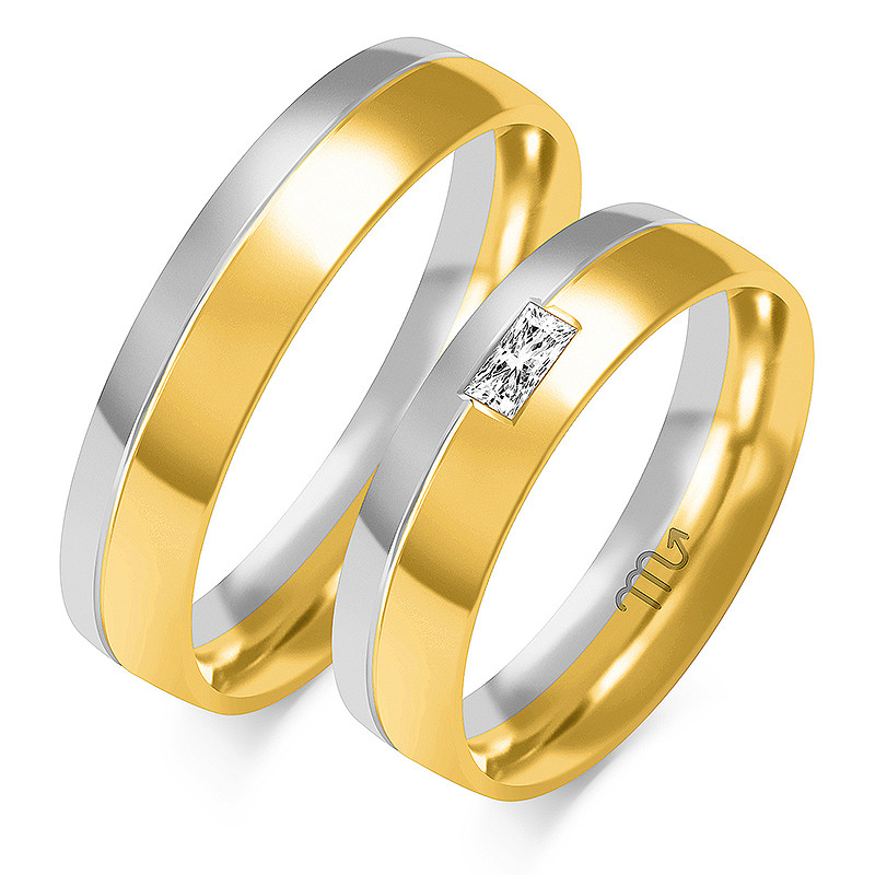 Obrączki ślubne ZO OE-342 próba 585