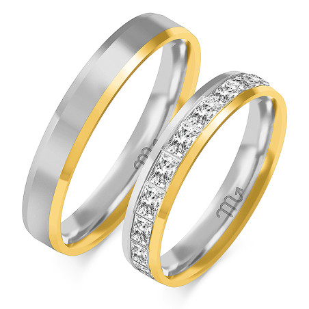 Obrączki ślubne ZO OE-344 próba 585