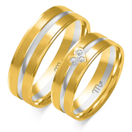 Obrączki ślubne ZO OE-351 próba 585