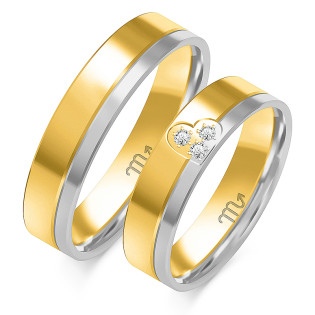 Obrączki ślubne ZO OE-352 próba 585