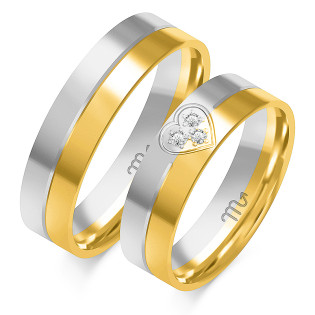 Obrączki ślubne ZO OE-353 próba 585