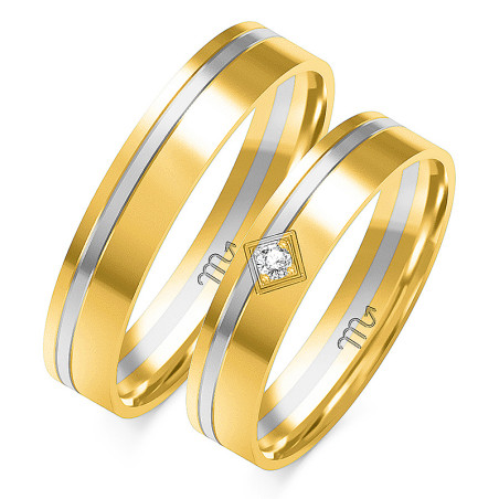 Obrączki ślubne ZO OE-36 próba 585