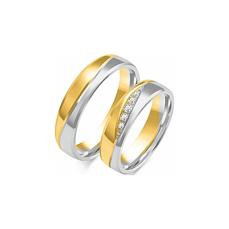 Obrączki ślubne ZO OE-373 próba 585