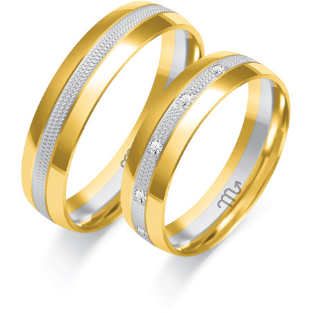 Obrączki ślubne ZO OE-380 próba 585
