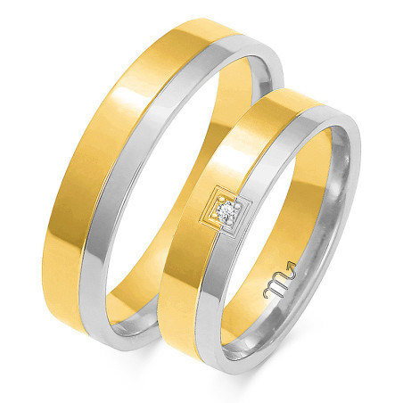 Obrączki ślubne ZO OE-39 próba 585