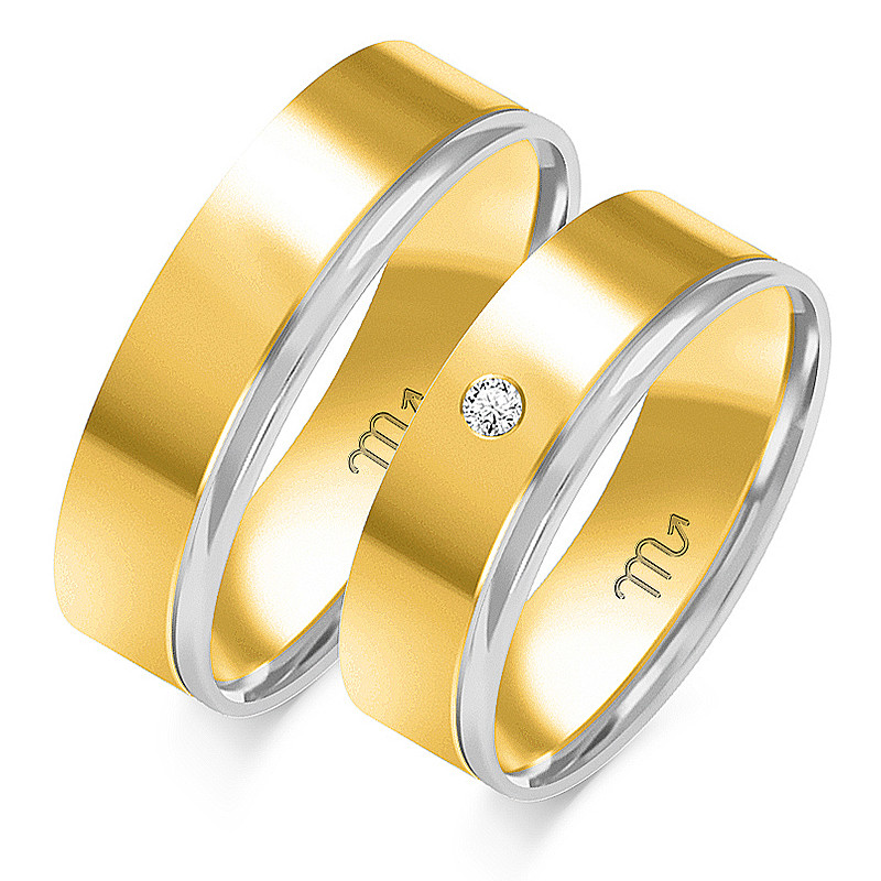 Obrączki ślubne ZO OE-4 próba 585