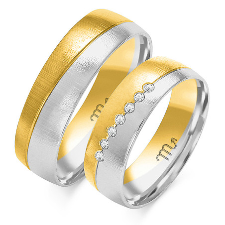 Obrączki ślubne ZO OE-48 próba 585