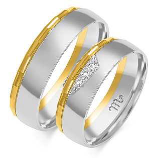 Obrączki ślubne ZO OE-49 próba 585