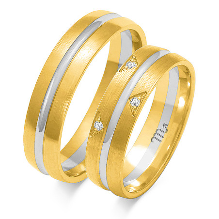 Obrączki ślubne ZO OE-61 próba 585