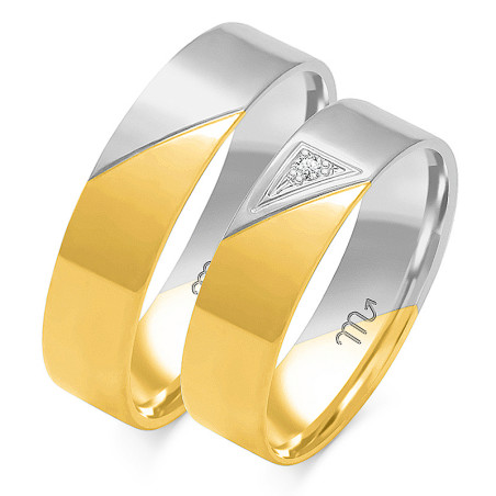 Obrączki ślubne ZO OE-62 próba 585