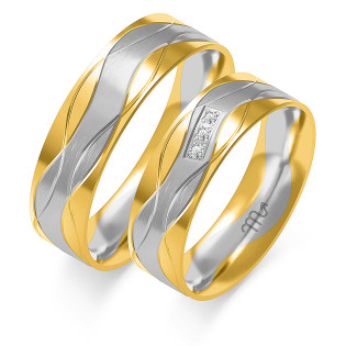 Obrączki ślubne ZO B-218 próba 585
