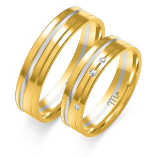 Obrączki ślubne ZO B-220 próba 585