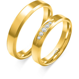 Obrączki ślubne ZO C-101 próba 585