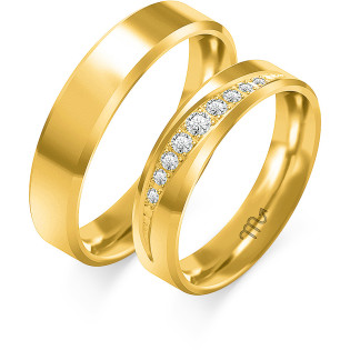 Obrączki ślubne ZO C-103 próba 585