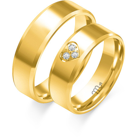 Obrączki ślubne ZO C-105 próba 585
