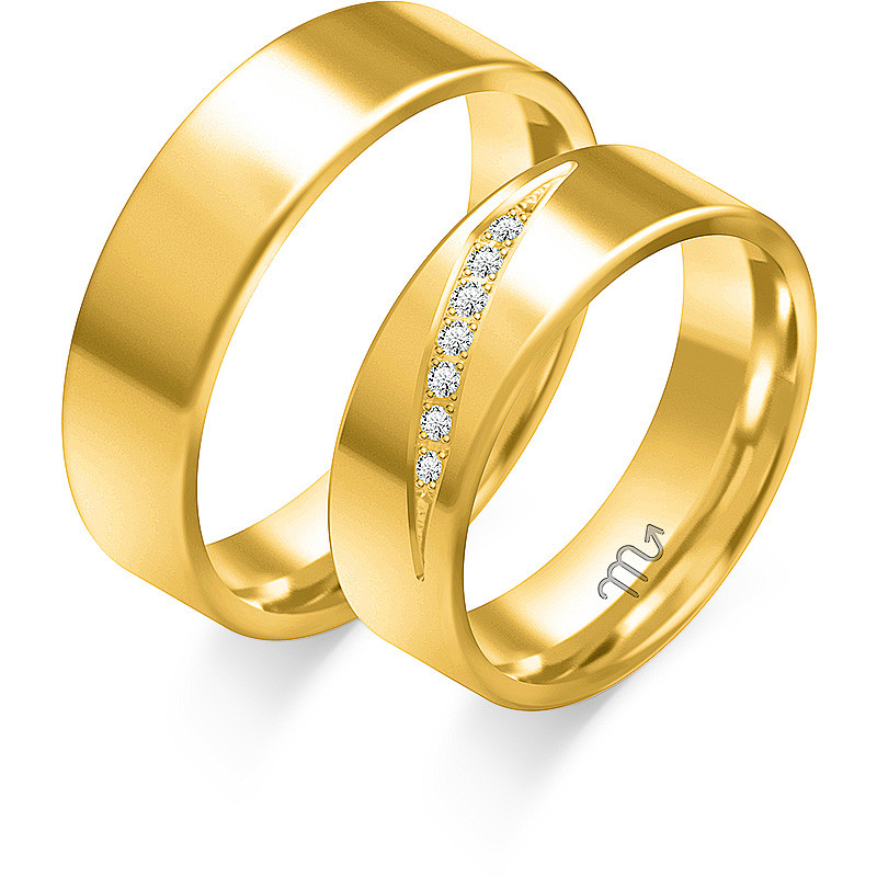 Obrączki ślubne ZO C-110 próba 585