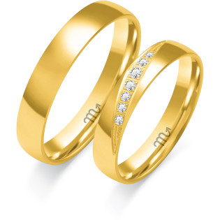 Obrączki ślubne ZO C-124 próba 585