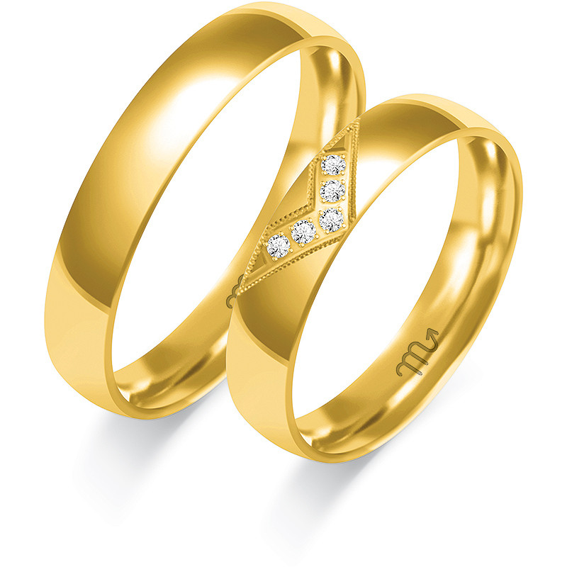 Obrączki ślubne ZO C-125 próba 585